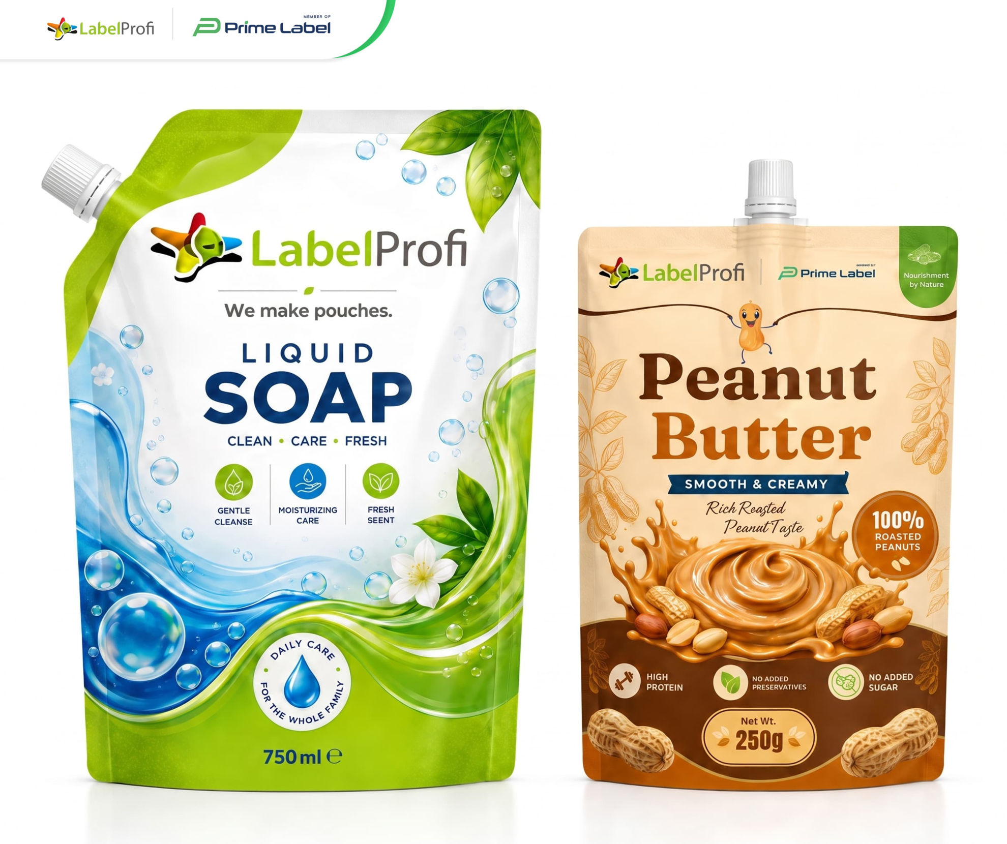 Still Using Bottles? LabelProfi Can Now Produce Custom Spouted Pouches